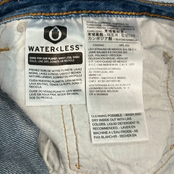 Levi’s 501 Mid Rise Shorts - Picture 3 of 4
